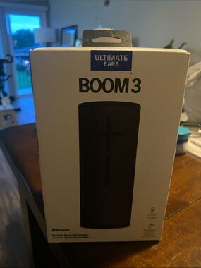 NEW Ultimate Ears BOOM 3 Portable Bluetooth Speaker - Black